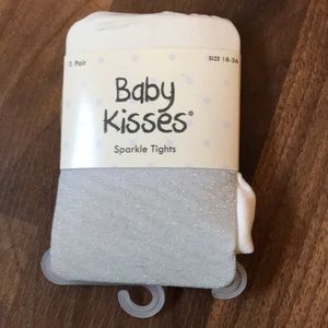 *FREE* with purchase Silver Sparkle Tights 18-36mo